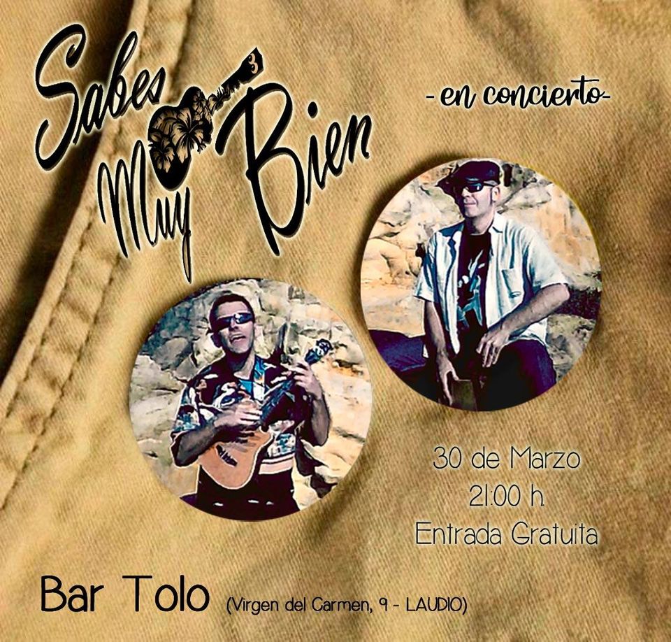 Concierto de Sabes Muy Bien en el Bar Tolo de Laudio 30/03/2019