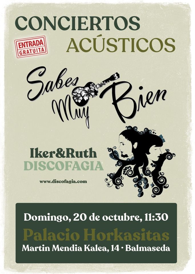 Concierto de Sabes Muy Bien y Discofagia en Balmaseda 20/10/2019